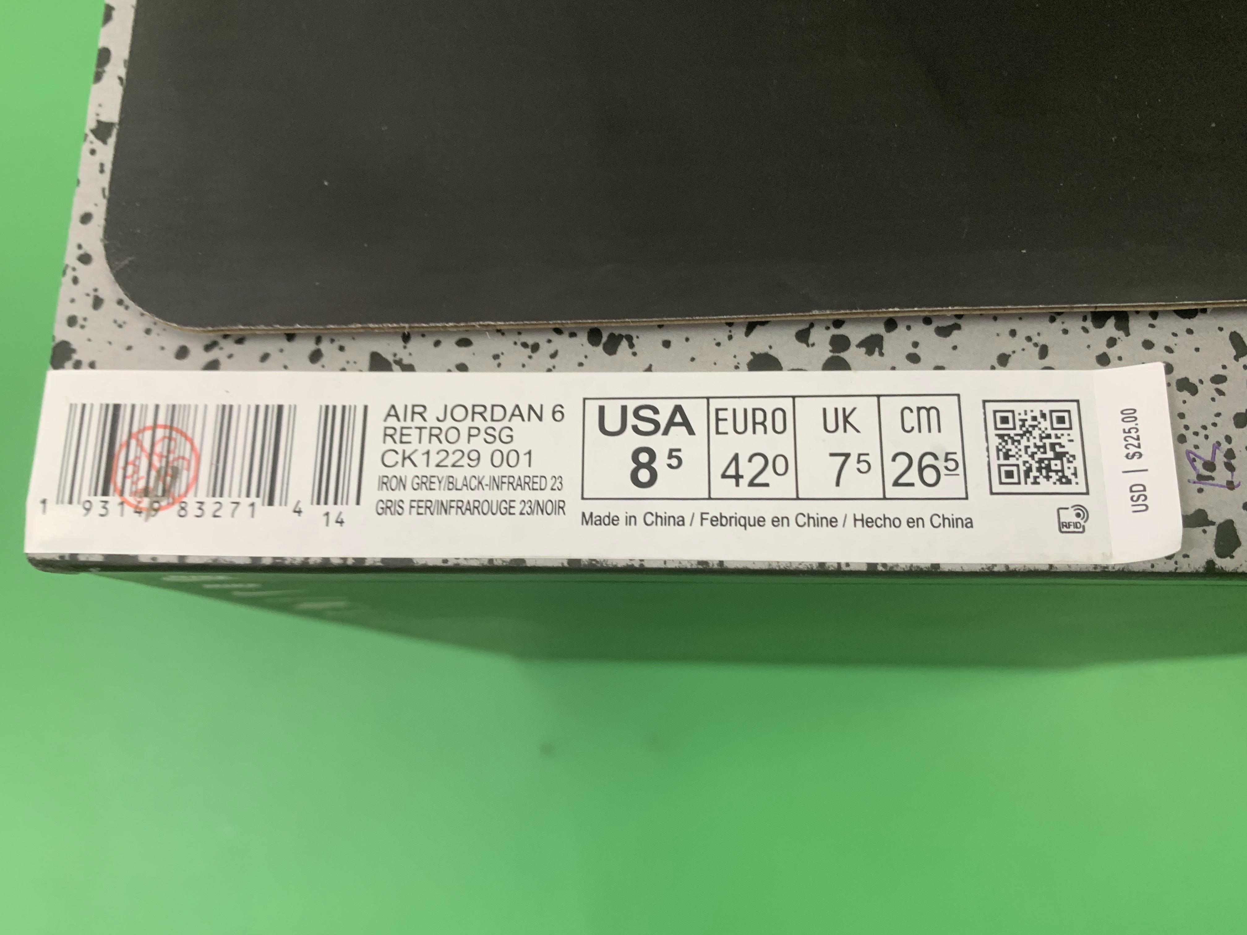 OG batch jordan 6 -7