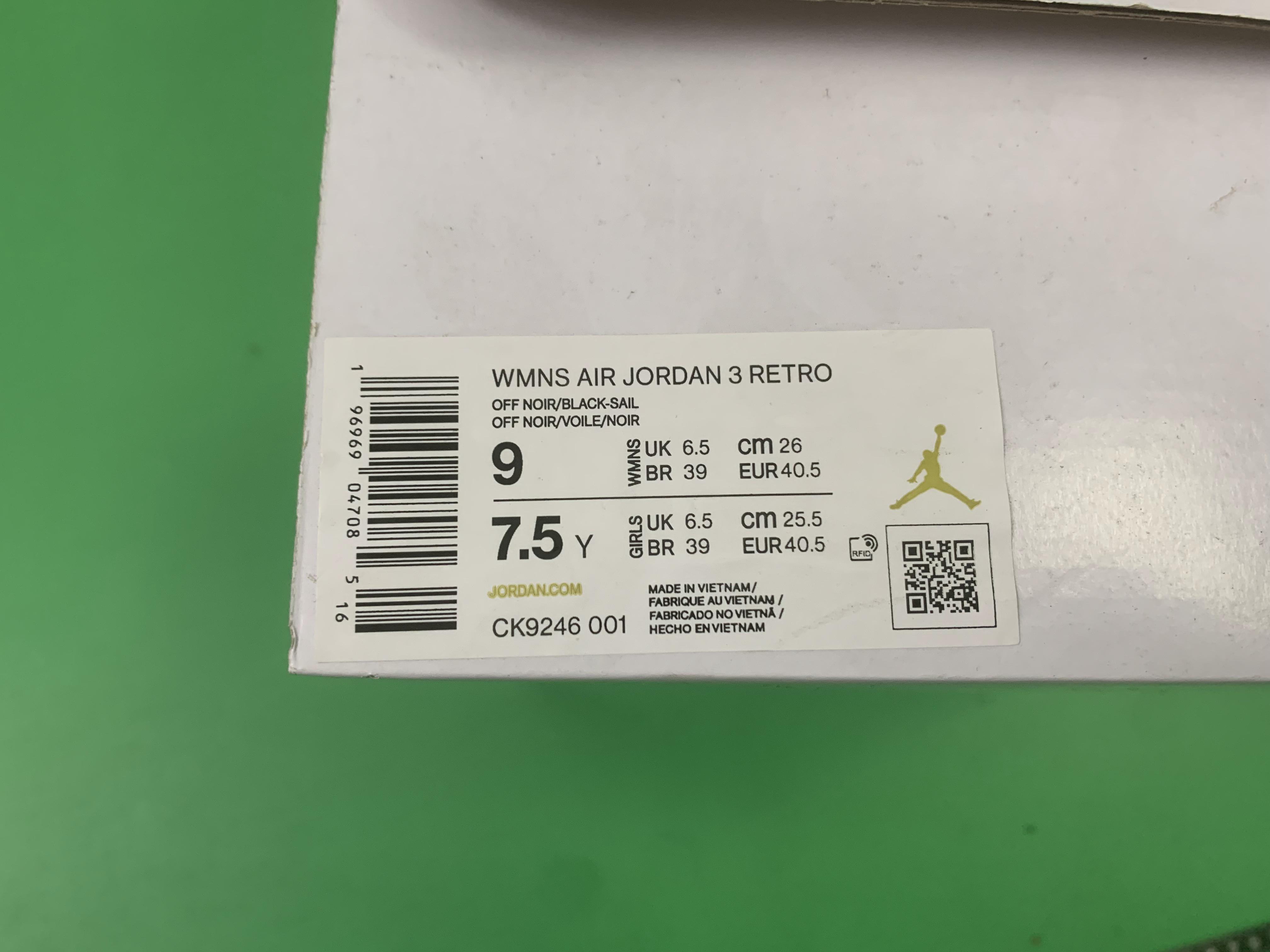 BF batch jordan 3 -14