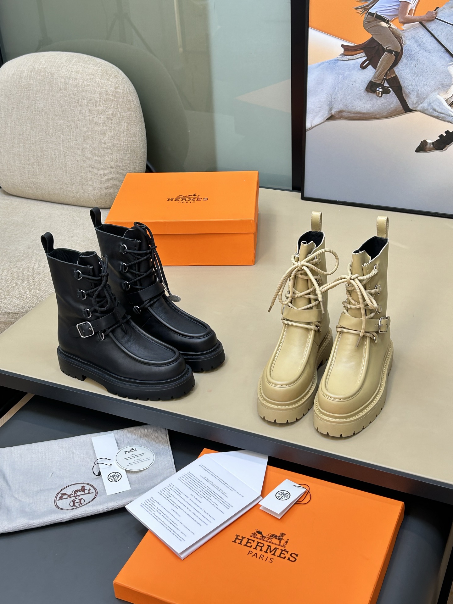 H family knight boots