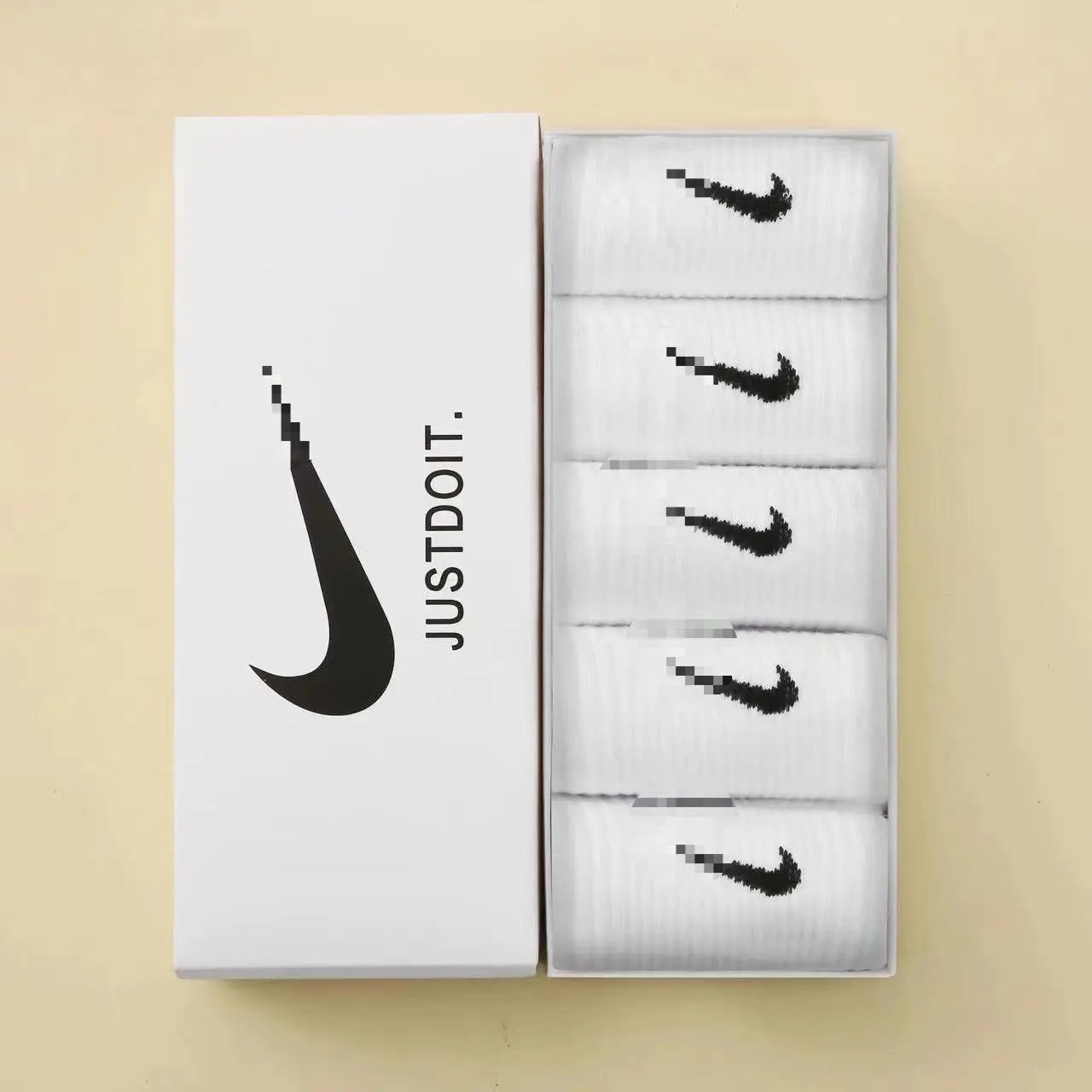 Nike Just Do It Cotton Crew Socks 5-Pack